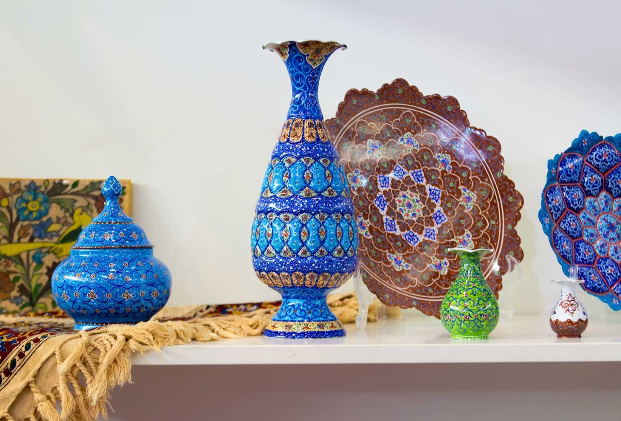中东的花瓶。亚洲装饰