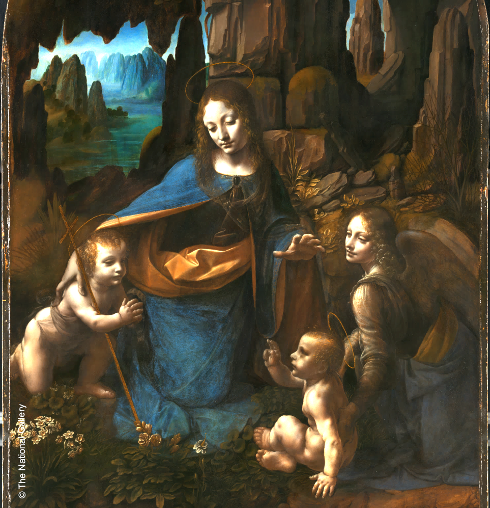 一幅杰作的演变:达·芬奇的《岩间圣母》:达芬奇对这幅画的最终愿景，以及我们现在在伦敦国家美术馆看到的作品