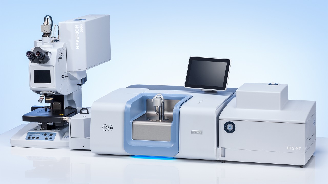 INVENIO FT-IR光谱仪，触摸屏和HYPERION 3000 FT-IR显微镜